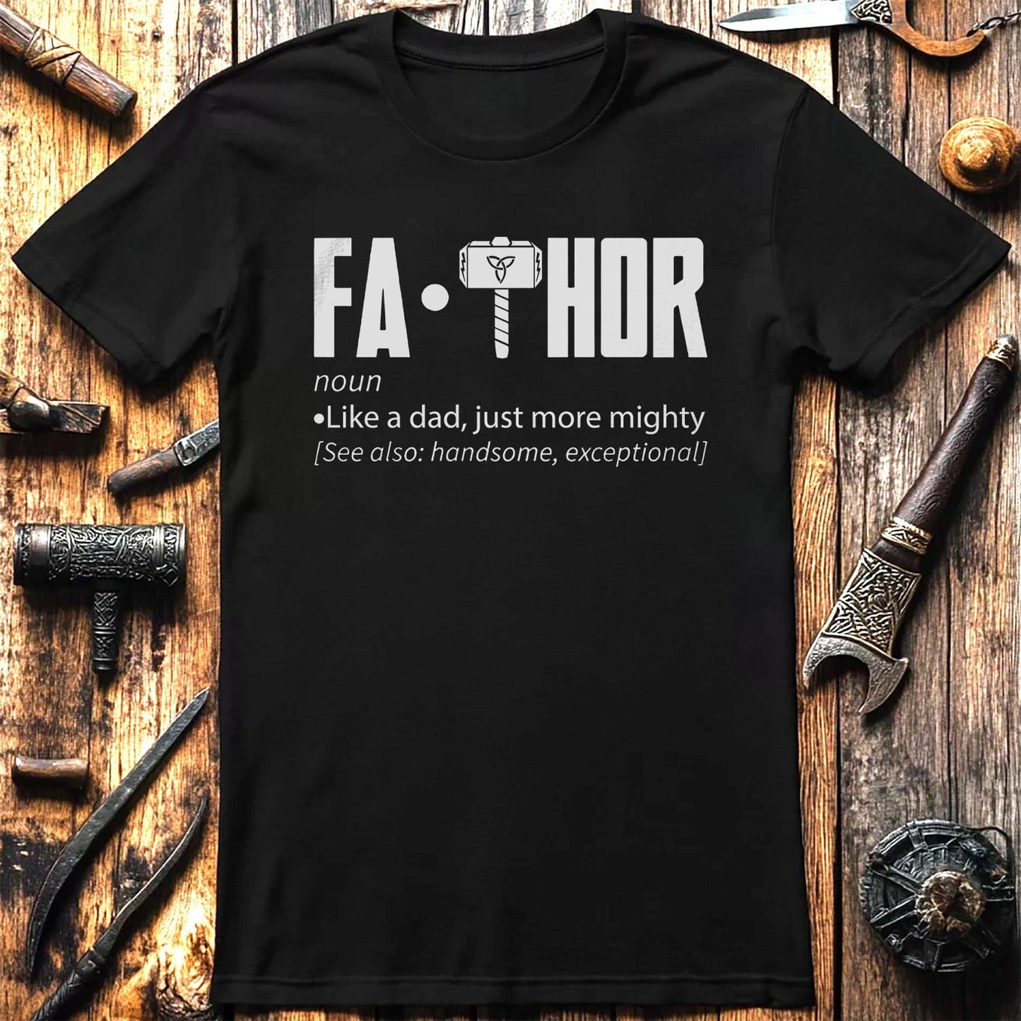 Fa Thor Text  T-Shirt