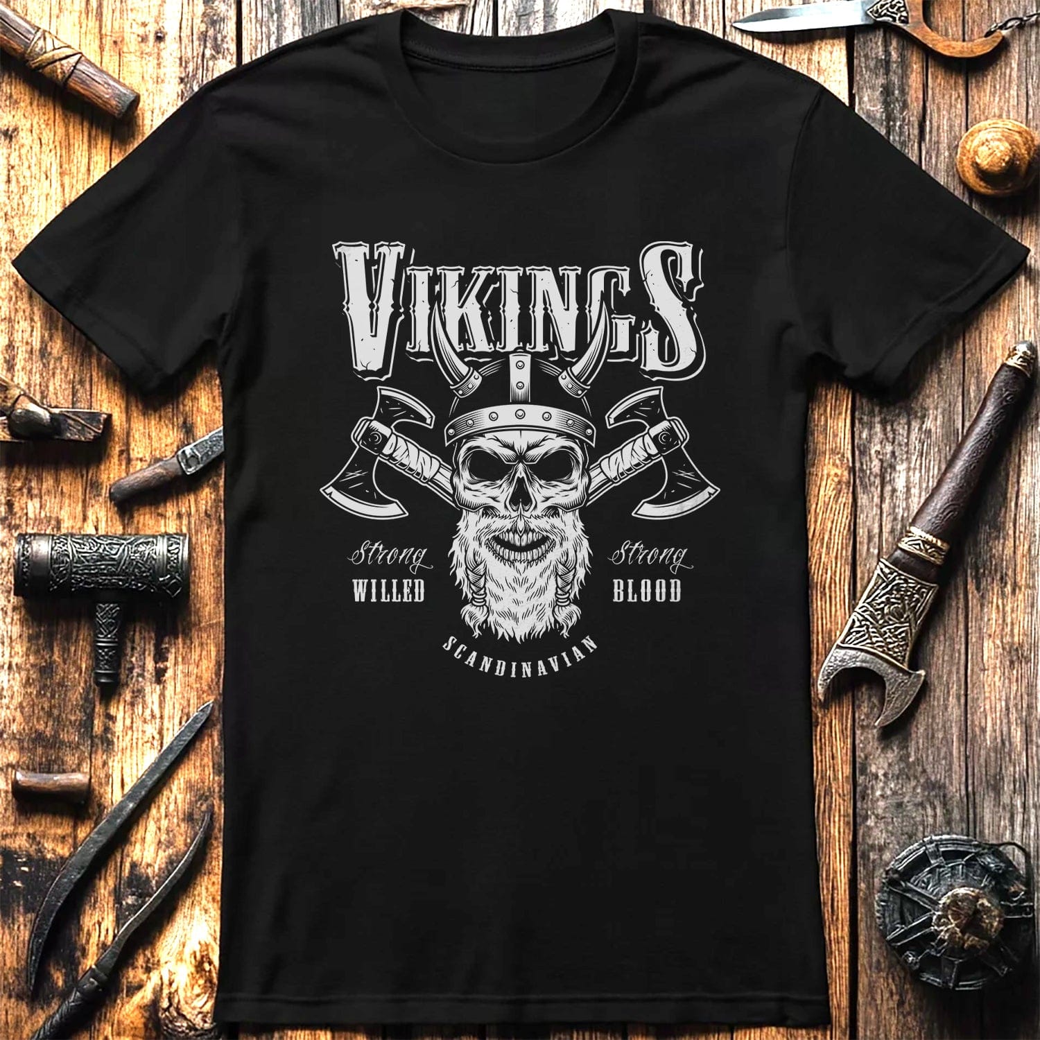 Vikings Bearded  T-Shirt