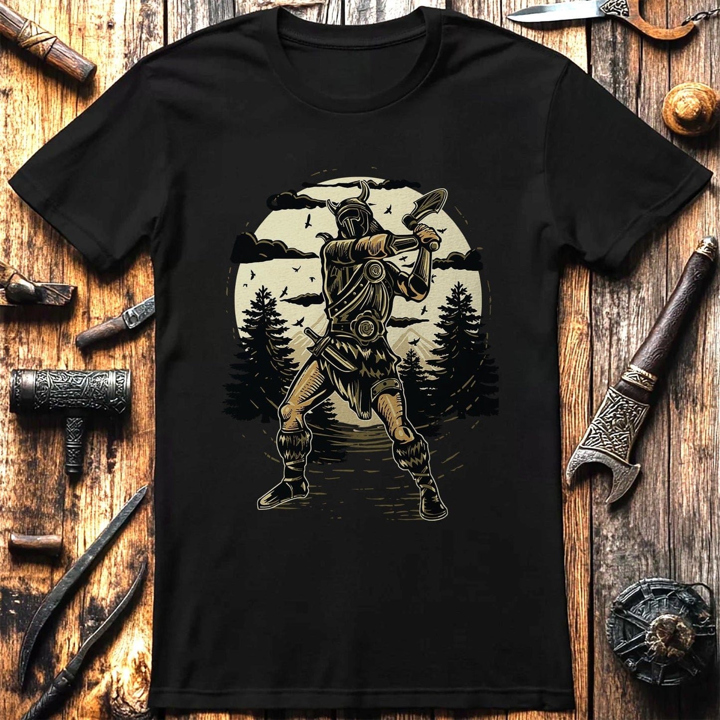 Viking Swing Axe  T-Shirt