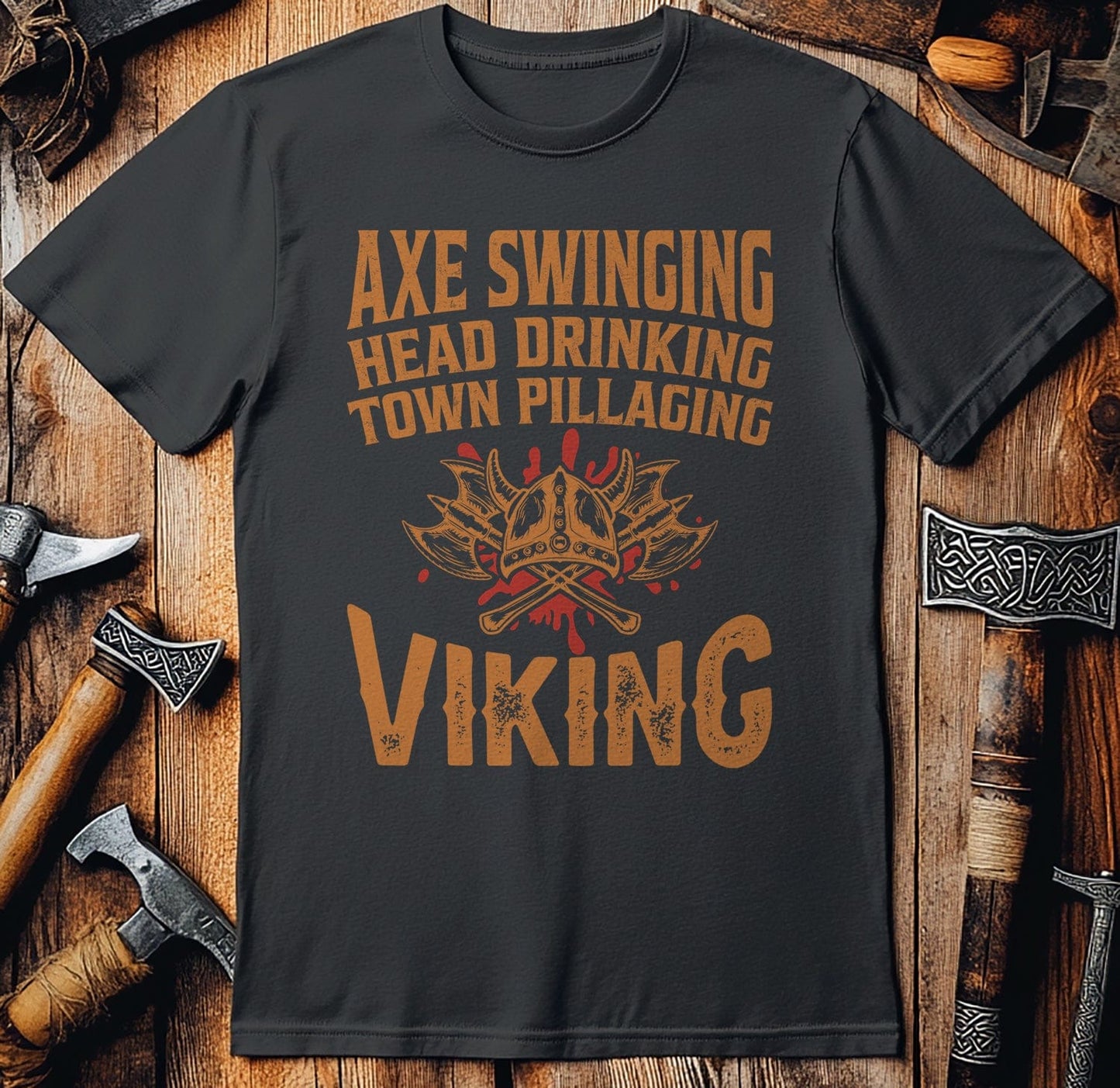 Axe Swinging Sumo  T-Shirt