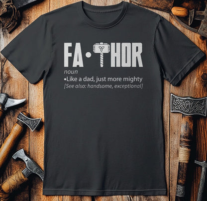 Fa Thor Text  T-Shirt