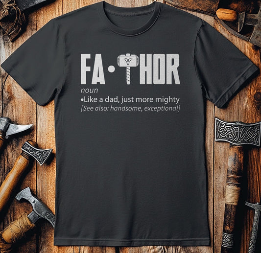 Fa Thor Text  T-Shirt US