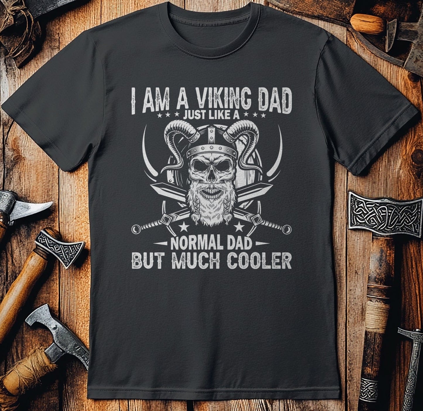 I Am a Viking Dad  T-Shirt