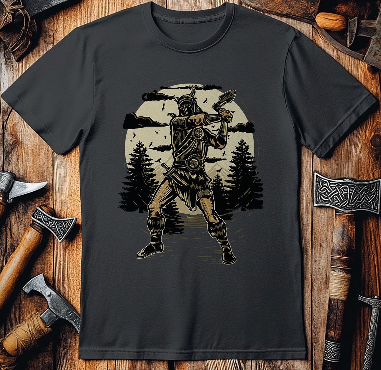 Viking Swing Axe  T-Shirt