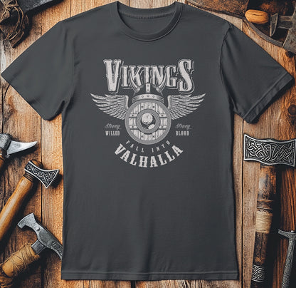 Vikings Valhalla Winged T-Shirt