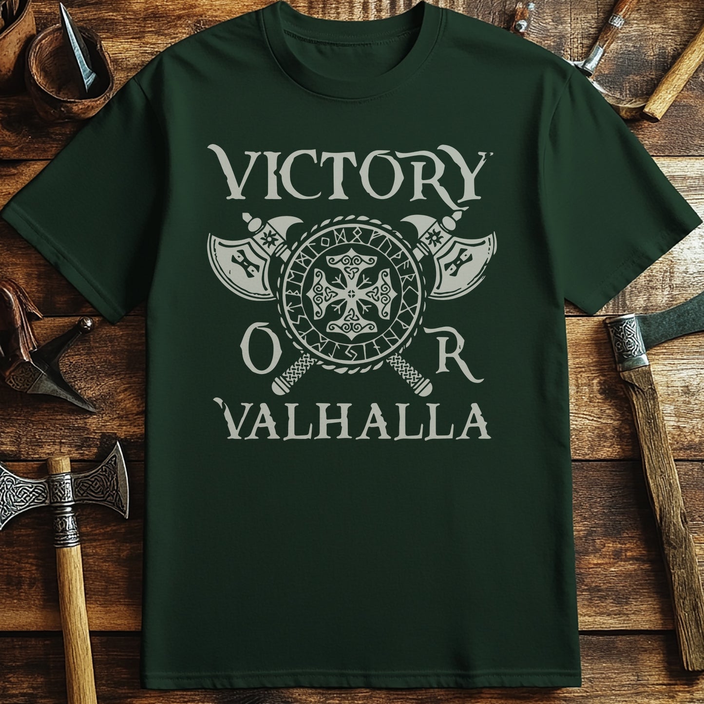 Victory or Valhalla Vikings T-shirt