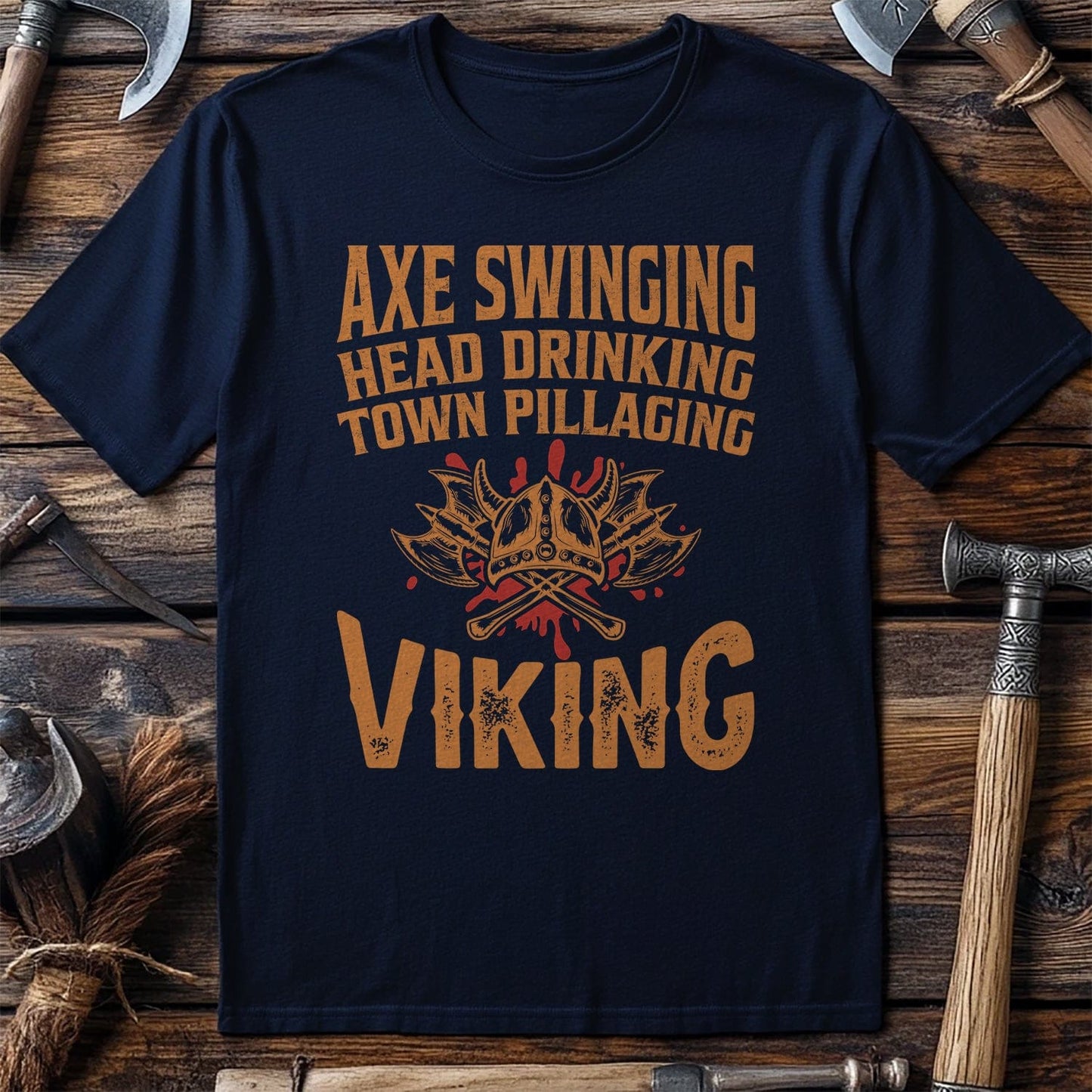 Axe Swinging Sumo  T-Shirt