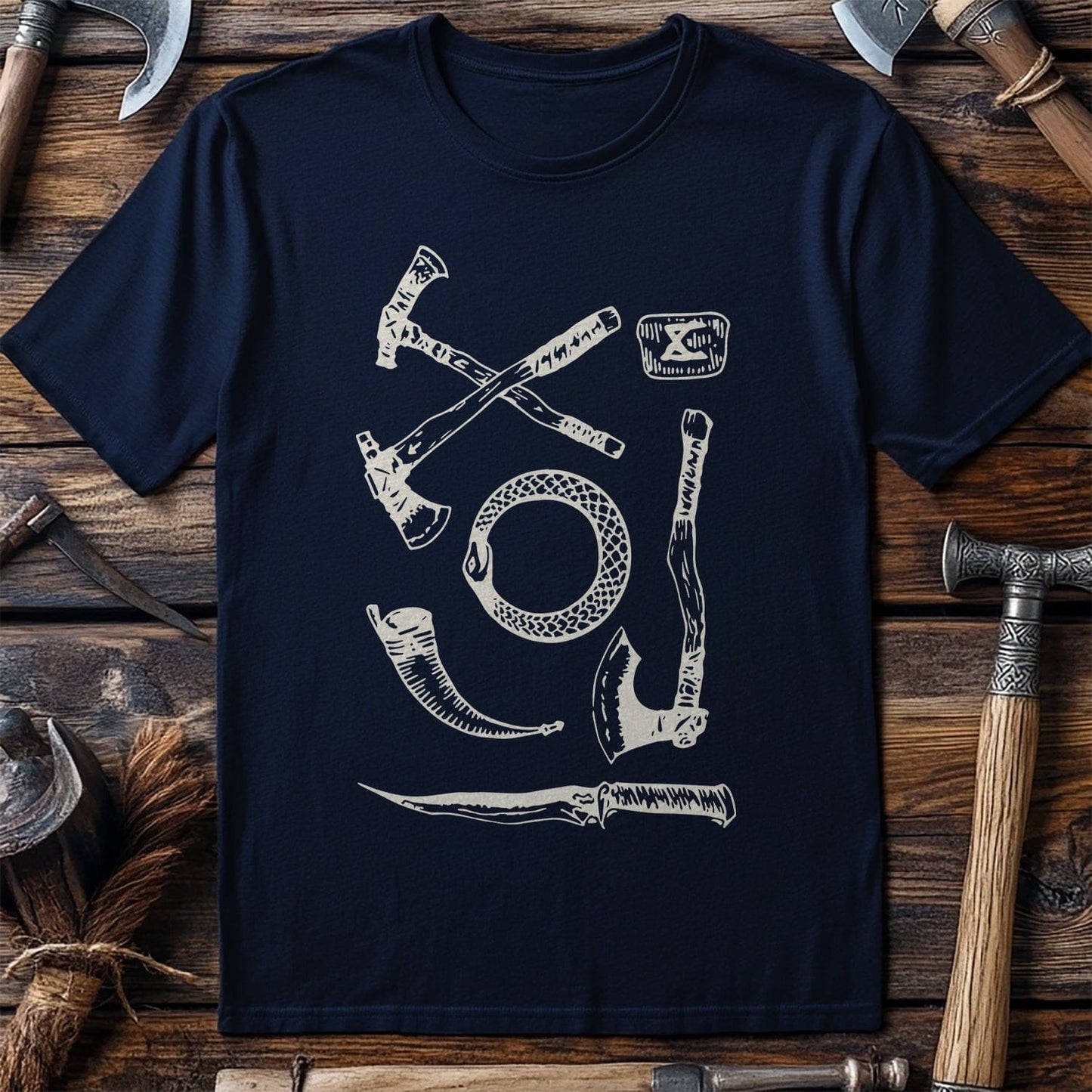 Axes, Knives &  T-Shirt
