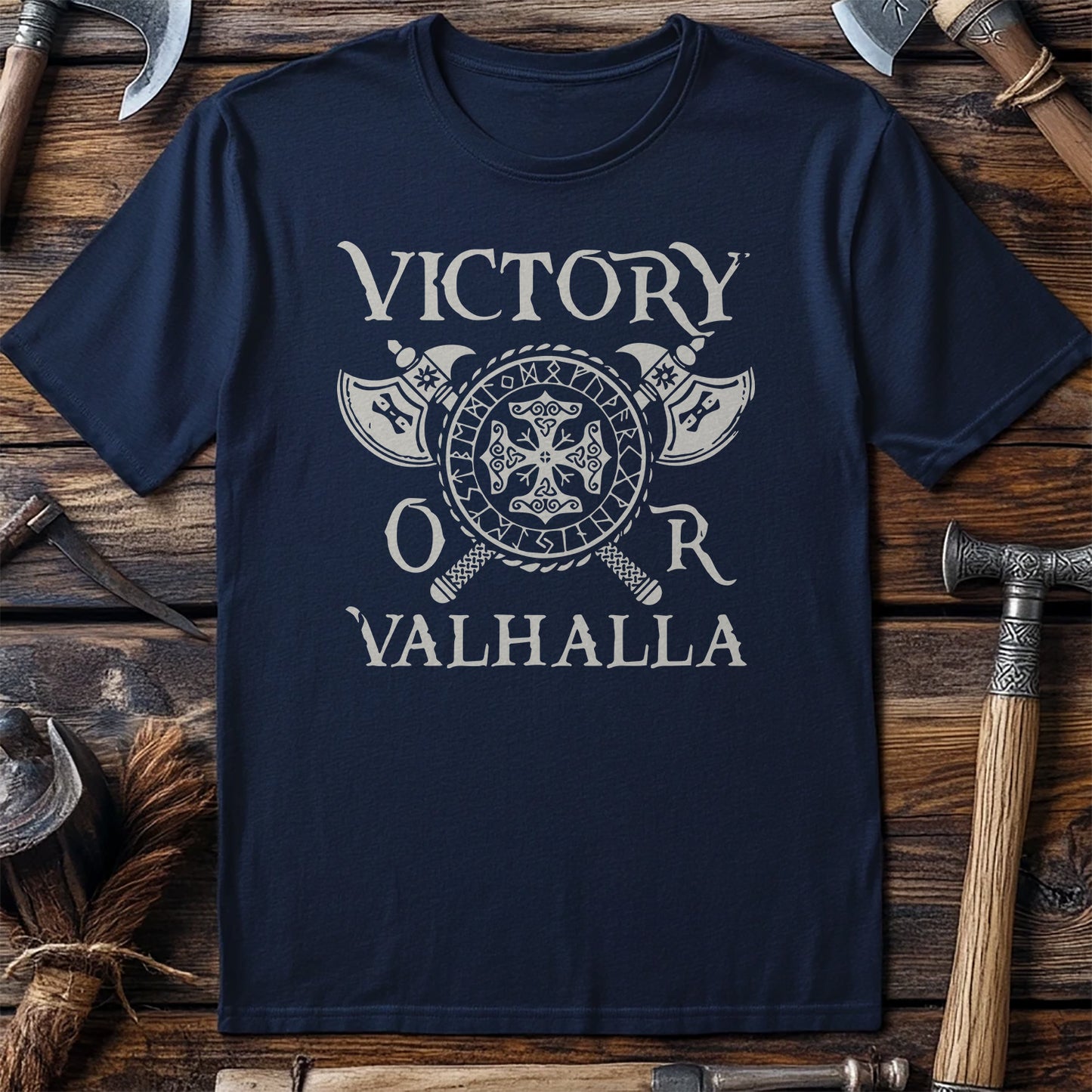 Victory or Valhalla Vikings T-shirt