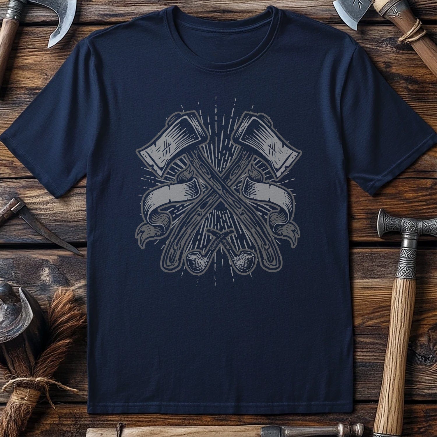 Twin Axes T-shirt  T-Shirt
