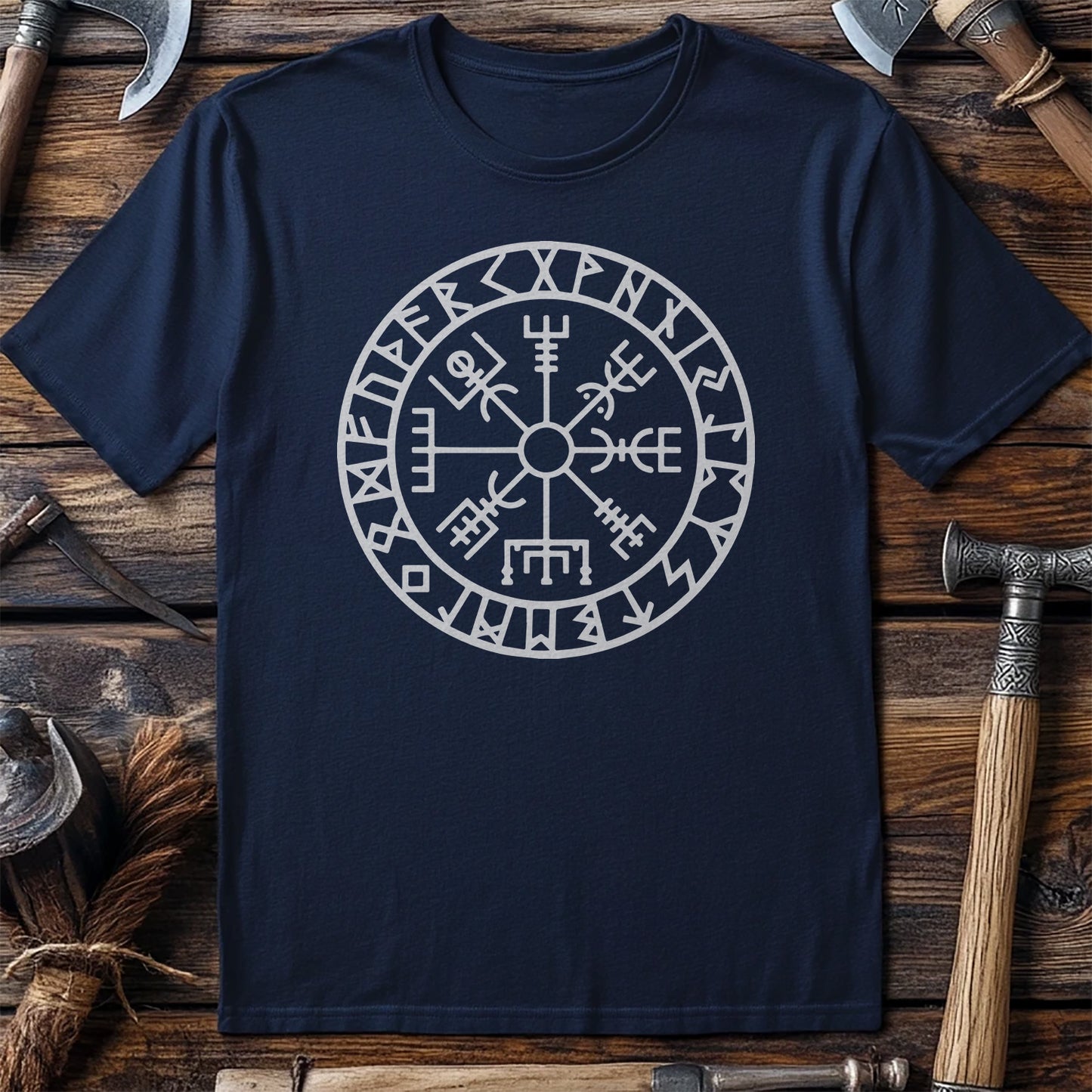 Vegvisir Compass Viking t-shirt