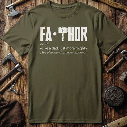 Fa Thor Text  T-Shirt