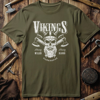 Vikings Bearded  T-Shirt