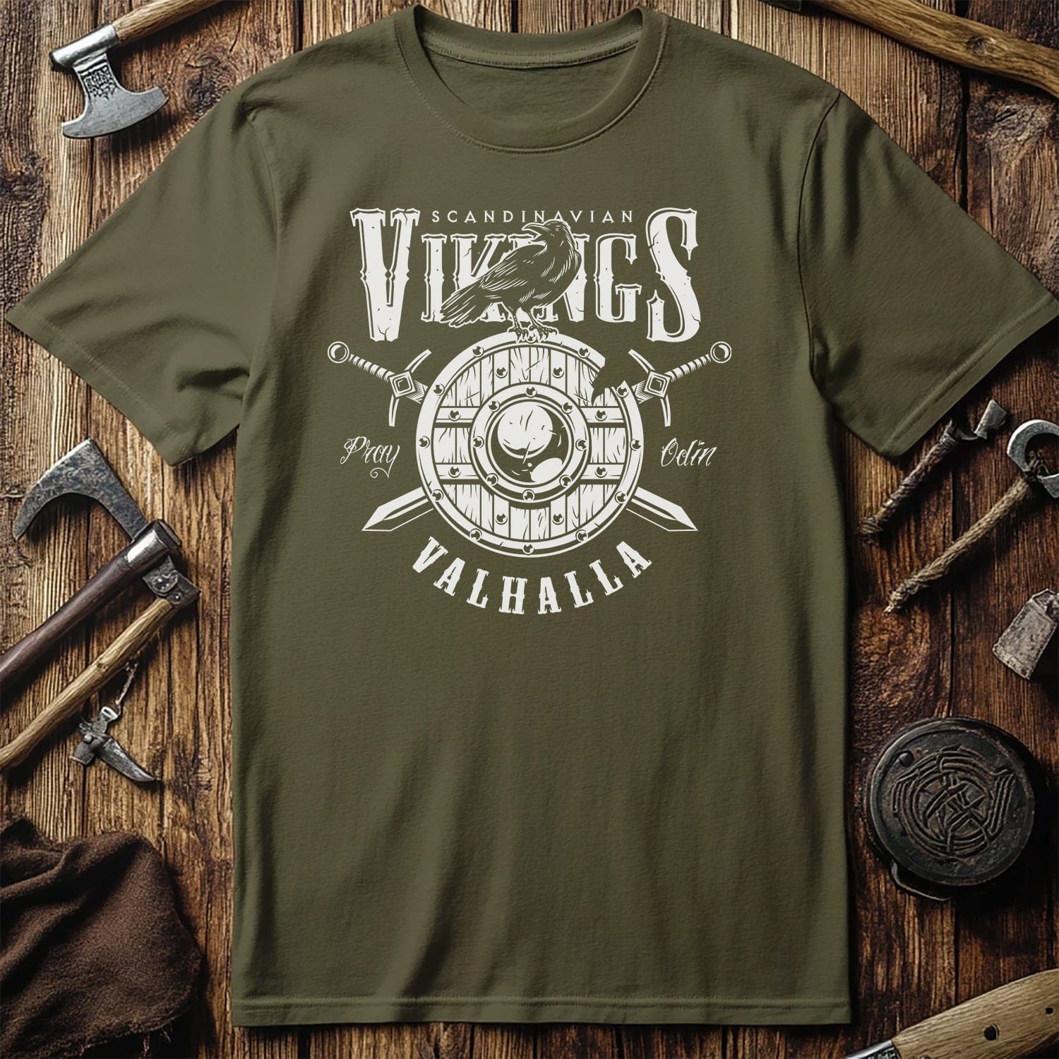 Crow & Shield  T-Shirt
