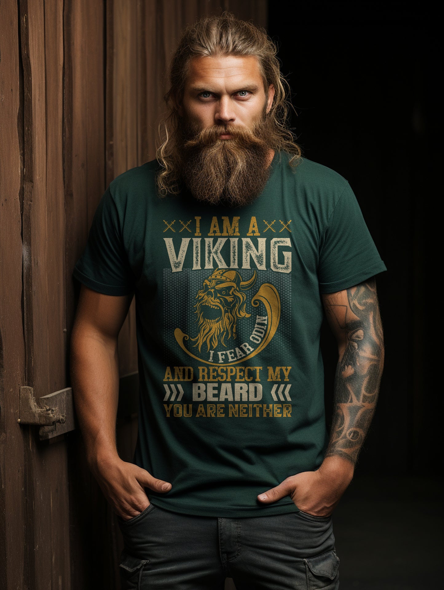 I am Viking I Fear Odin and Respect The Beard