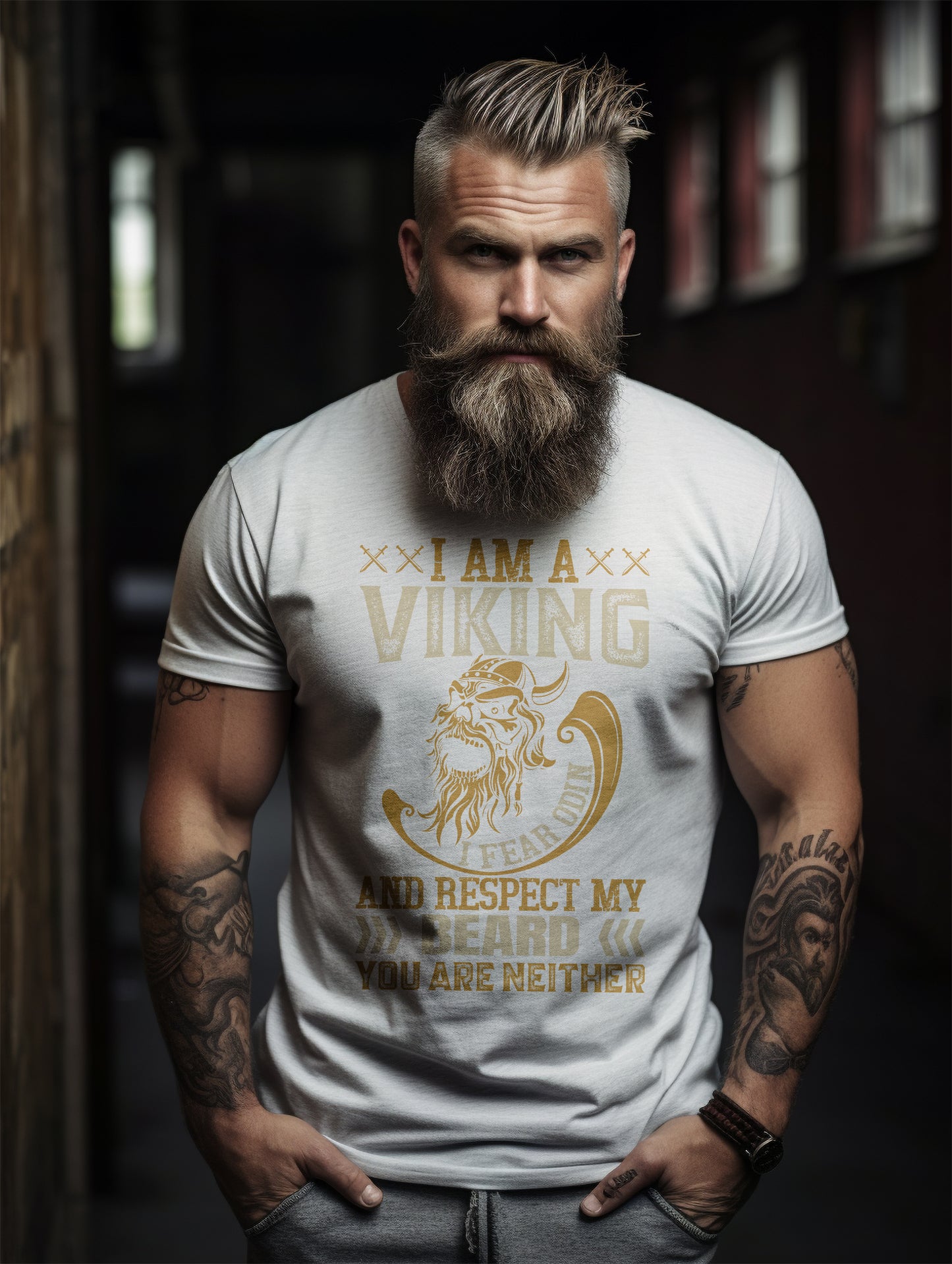 I am Viking I Fear Odin and Respect The Beard